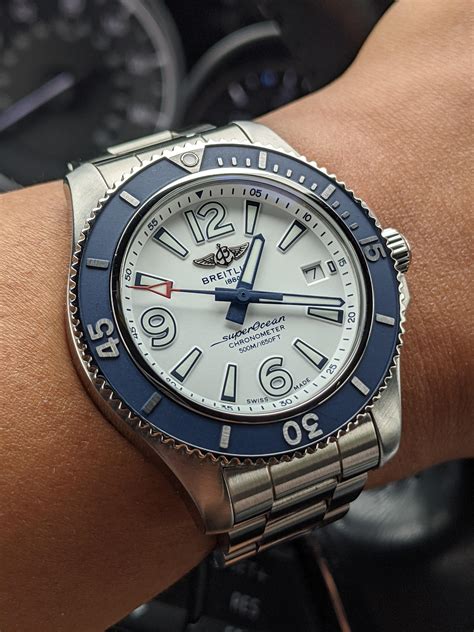 breitling superocean 2 bracelet|Breitling Superocean 42 white.